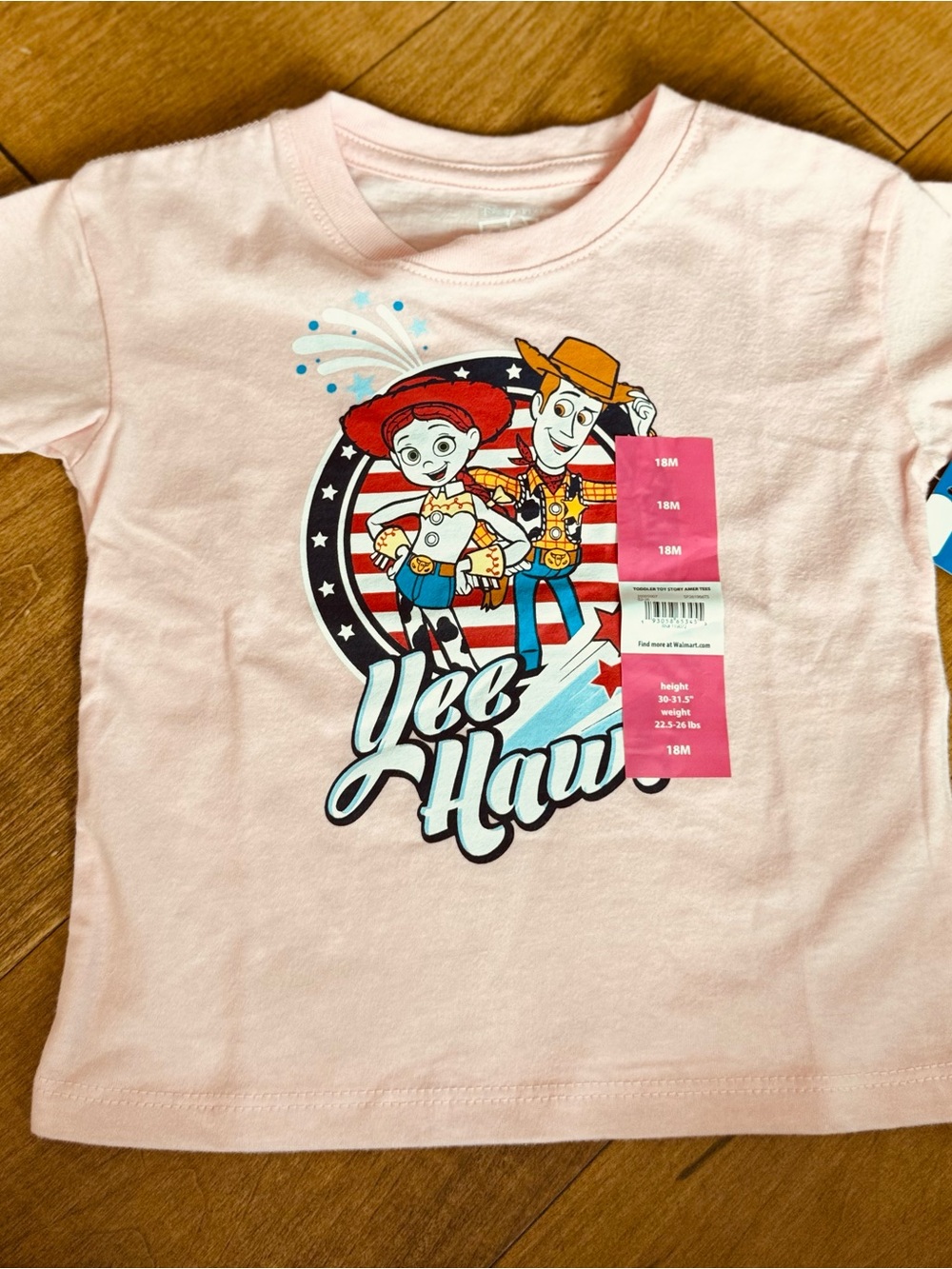 NWT Disney Toy Story girls pink tee